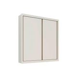 Guarda Roupas 2 Portas De Correr E 4 Gavetas Zurique Off White Europa