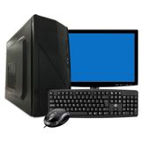 Computador Pc Completo + Monitor 19&quot; Intel Core I3 8gb Ssd 120gb Windows +teclado E Mouse - Aez