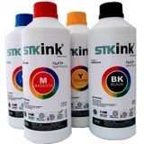 4 x 500ml Tinta Stk L3150 Refil T544 P/ Impressora Epson 544 Ecotank