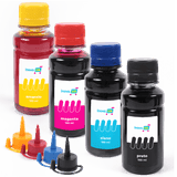 Kit 4 Tintas Para Epson L3250 L3150 L3210 L3110 L5190 Refil 544 100ml Inova Ink