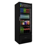 Visa Cooler Refrigerador Expositor De Bebidas Vertical 2 A 8c 370l Vb40ah 127v All Black Metalfrio