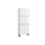 Paneleiro De Cozinha Gourmet 7038 C 6 Portas Branco Bertolini