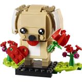 Lego Brickheadz 40349 Valentine\'s Puppy Building Kit (147 Peças)