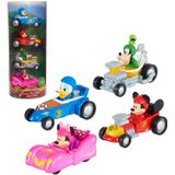 Mickey Mouse Disney Junior Diecast Carros 4 Peças Set, Veículos De Brinquedo Por Just Play