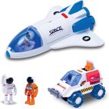 Astro Venture Space Playset - Ônibus Espacial De Brinquedo & Space Rover Com Luzes E Som & 2 Brinquedos De Estatueta De Astronauta Para Meninos E Men