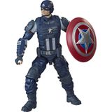 Hasbro Marvel Legends Série Gamerverse 6 Polegadas Colecionável Capitão América Action Figure Toy, Idades 4 E Acima