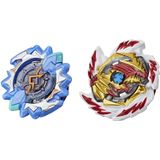 Beyblade Burst Rise Hypersphere Dual Pack Erase Devolos D5 E Left Astro A5 - 2 Left-spin Battling Top Toys, Ages 8 And Up