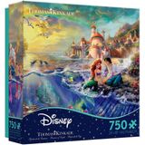 Ceaco 750 Peça Thomas Kinkade Disney Collection - O Quebra-cabeça Da Pequena Sereia, Crianças E Adultos