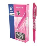 Caneta Esferográfica Pilot BL-FR7 Frixion Ball Rosa CX C/ 12 Un