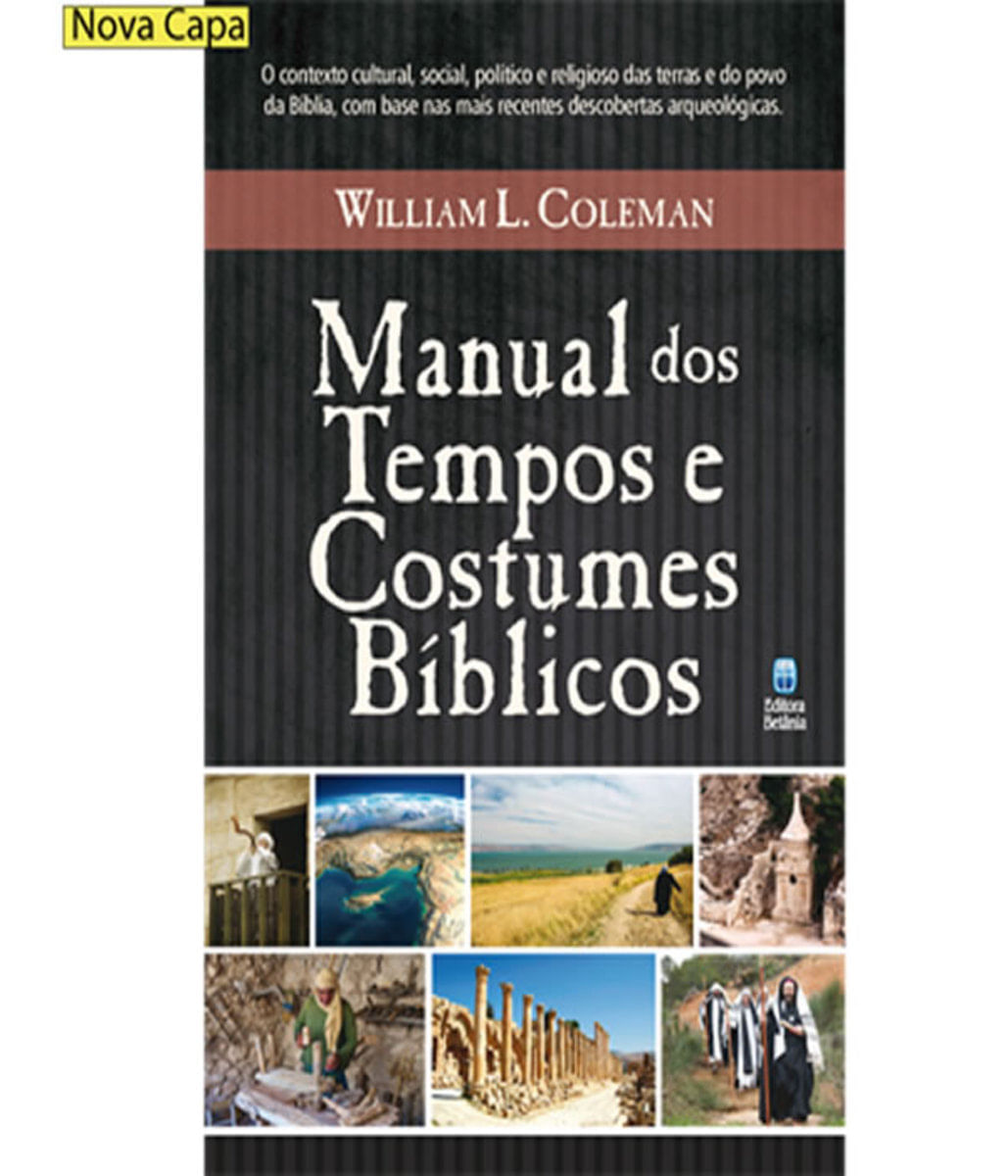 Manual Dos Tempos E Costumes Biblicos - Carrefour