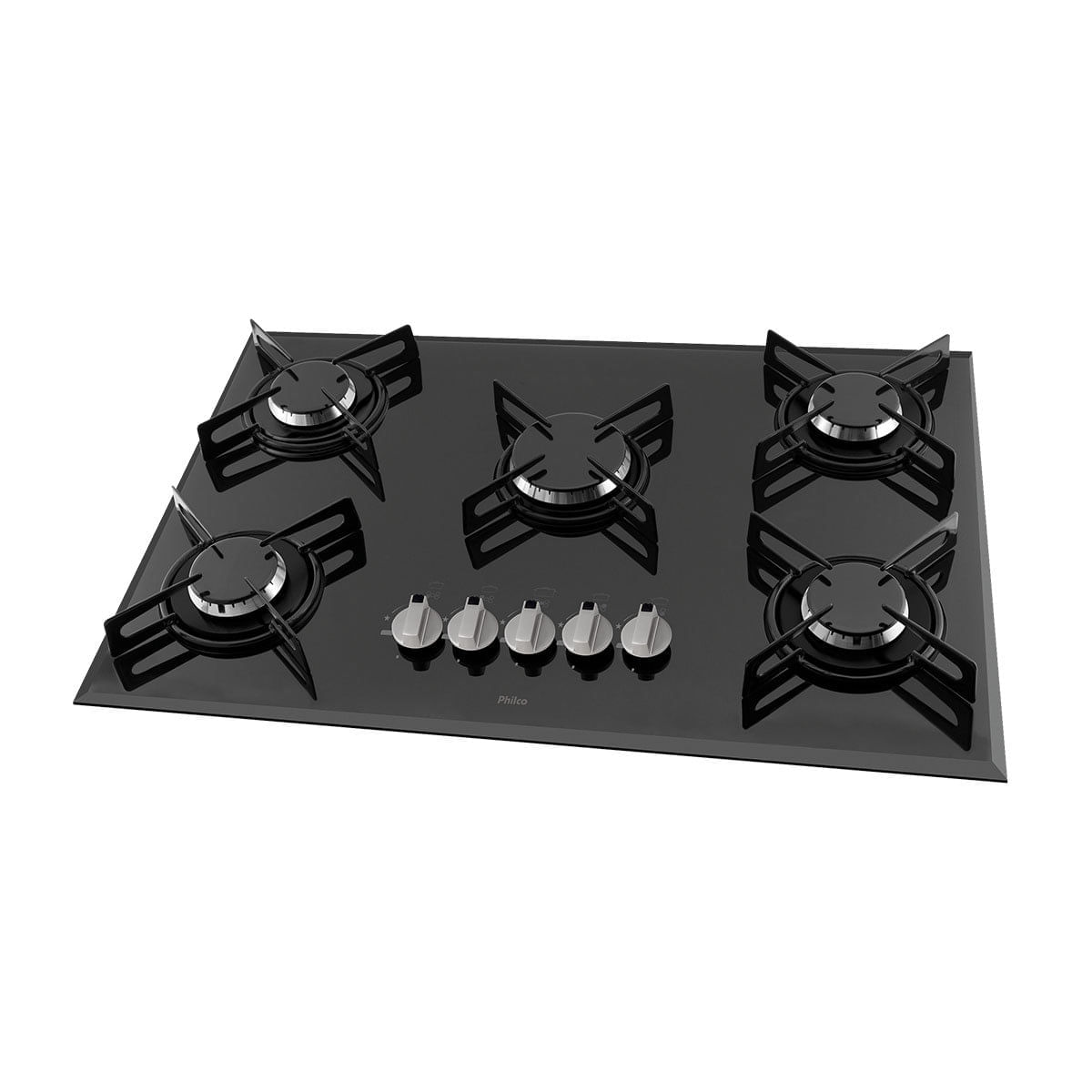 Cooktop a Gás Philco 5 Bocas Preto Cook Chef 5 Bivolt