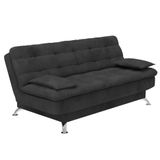 Sofá-Cama 3 Lugares Casal Influence Suede Cinza