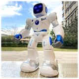 Brinquedo Robo Educativo Inteligente Eletronico E Recarregavel Para Criancas 3 Anos Ou Mais, Ruko Ru4413, Branco