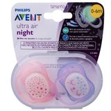 Chupeta Ultra Air 0 A 6m Philips Avent - Scf376/12-  Rosa