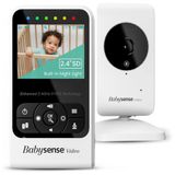 Baba Eletronica Babysense Com Camera, Monitor, Visao Noturna E Alcance De 300 Metros