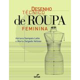 Desenho técnico de roupa feminina