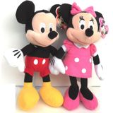 Disney Mickey E Minnie Mouse 10 Pelúcia Bean Bag Doll