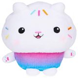 Pelucia Cakey Cat Para Criancas A Partir De 3 Anos, Gabbys Dollhouse 6062325, Branco