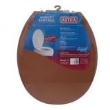 Assento Sanitário Oval Almofadado Tpk/as Caramelo 2 Astra