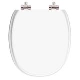 Assento Sanitario Poliester Soft Close Ascot Neve (branco) Para Vaso Ideal Standard