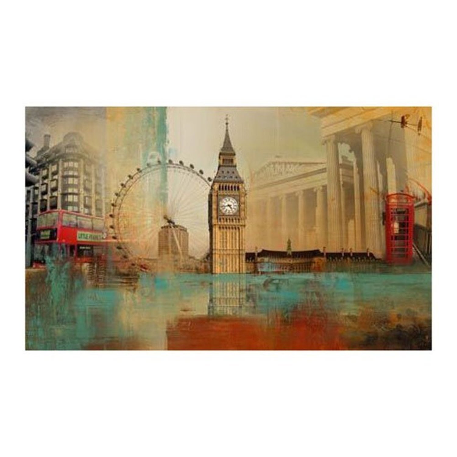 Quadro Em Tela De Tecido Impressa Big Bem Londres Decore Pronto