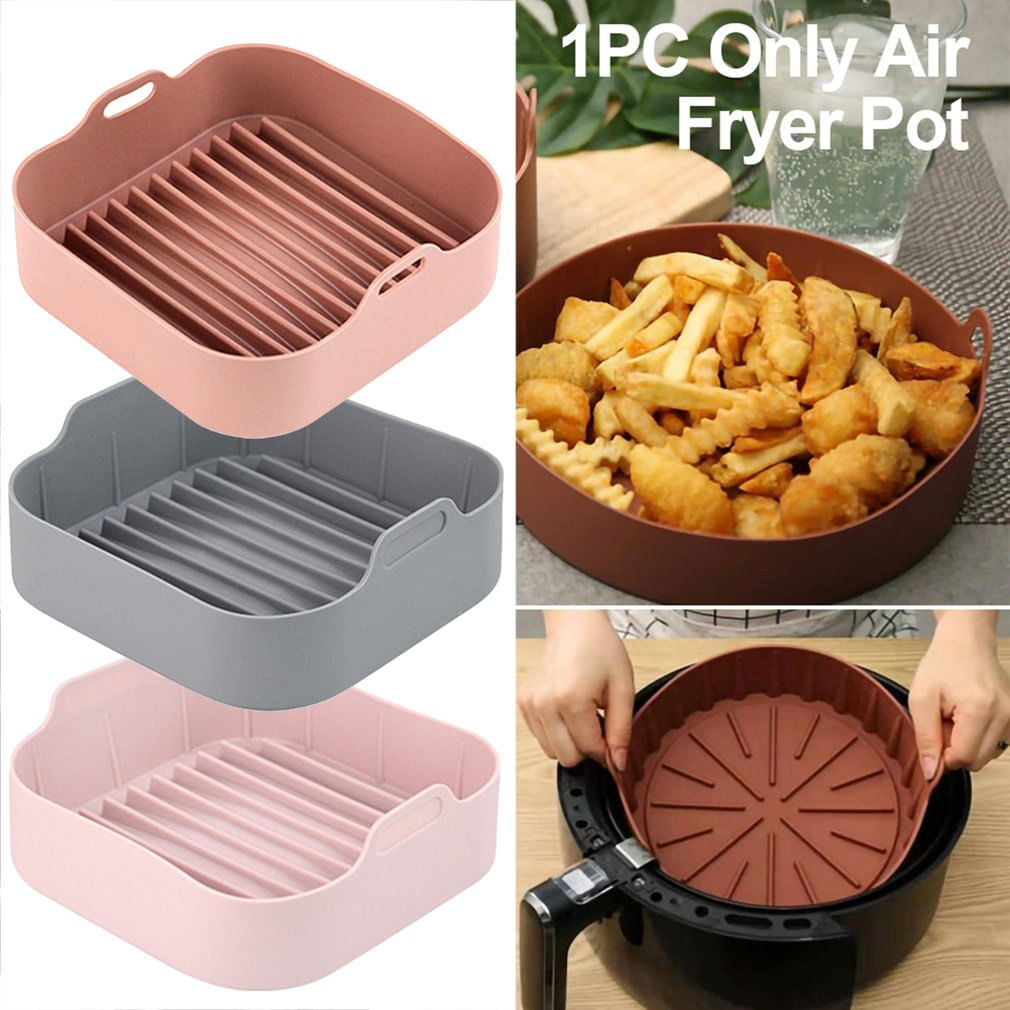 Air Fryer Cesta De Silicone Air Fryer Silicone Pot Fryer Fryer Fryer