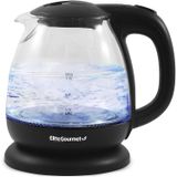 Chaleira De Vidro Elétrica Ekt1001 Elétrica Bpa, Base De 360° Sem Fio, Interior Elegante De Led Azul, Função De Desligamento Automático Útil – Água D
