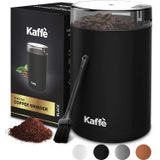 Moedor De Café Elétrico Kaffe - Preto - Capacidade De 3oz Com Botão Easy On/off. Escova De Limpeza Incluída!