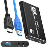 Digitnow Placa De Captura De Vídeo De Áudio, 4k Hdmi Usb 3.0 Conversor De Vídeo Adaptador De Captura 1080p 60fps Dispositivo De Captura Portátil Para