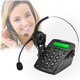 Telefone De Fone De Ouvido Do Dialpad Do Call Center Agptek Com Teclado De Discagem De Tom E Redial