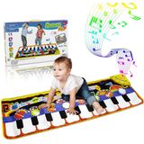 Tapetes Musicais Renfox Kids, Teclado De Piano Música Pista De Dança Tapete Tapete Animal Cobertor Playmat Brinquedos De Educação Infantil Para Menin