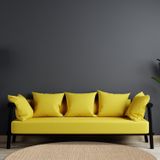 Tapete Sisal Mhd Redondo Liso 150cm Apaeb Areia E Camelo