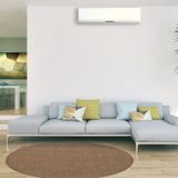 Tapete Sisal Cd Redondo Liso 150cm Apaeb Camelo