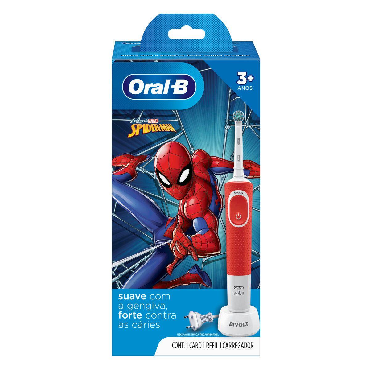 Escova Elétrica Oral-b Spiderman 1 Unidade