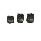 Kit Caneleira Tornozeleira De Peso 1,2 E 3 Kg