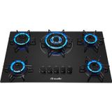 Cooktop 5 Bocas À Gás Tripla Chama Bivolt Preto Mcg135bg1 Mueller Preto