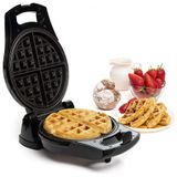 Moss Stone Maquina De Waffle Antiaderente, Aco Inoxidavel, 110v, Prata