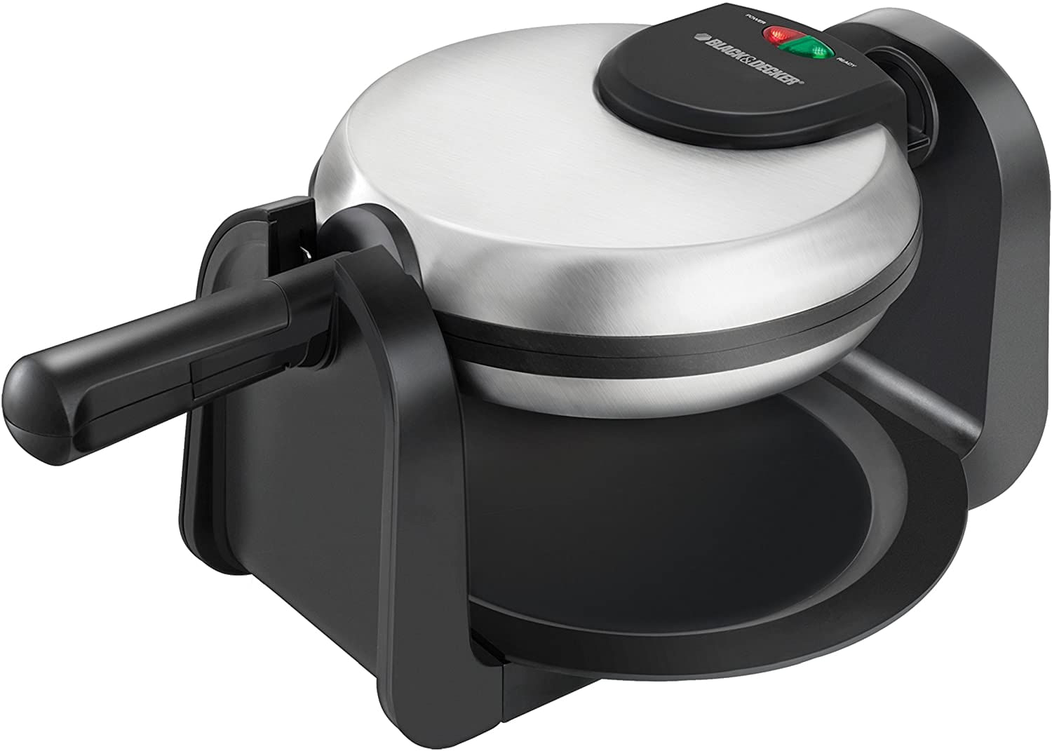 Black+decker Máquina De Waffles Flip Wm1404s Prata