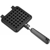 Waffle Assar Molde Waffle Iron Gás De Cozinha Doméstico Não-adesivo Tradicional Máquina De Waffles Pan Mould Stovetop Bélgica Waffler Mold