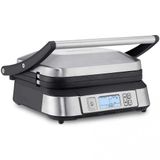 Cuisinart GR-6S Churrasqueira Elétrica com Visor LCD, 110V, Prateado.