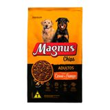 Ração Magnus Chips Para Cães Adultos Sabor Carne E Frango 20kg