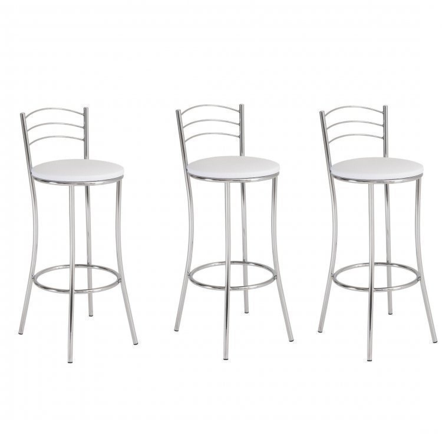 Conjunto 3 Banquetas Altas 3 Arames Unimóvel