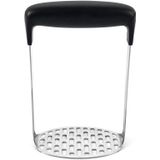 Oxo Good Grips Suave Batata Masher, Aço Inoxidável, Preto/prata, 1 Ea