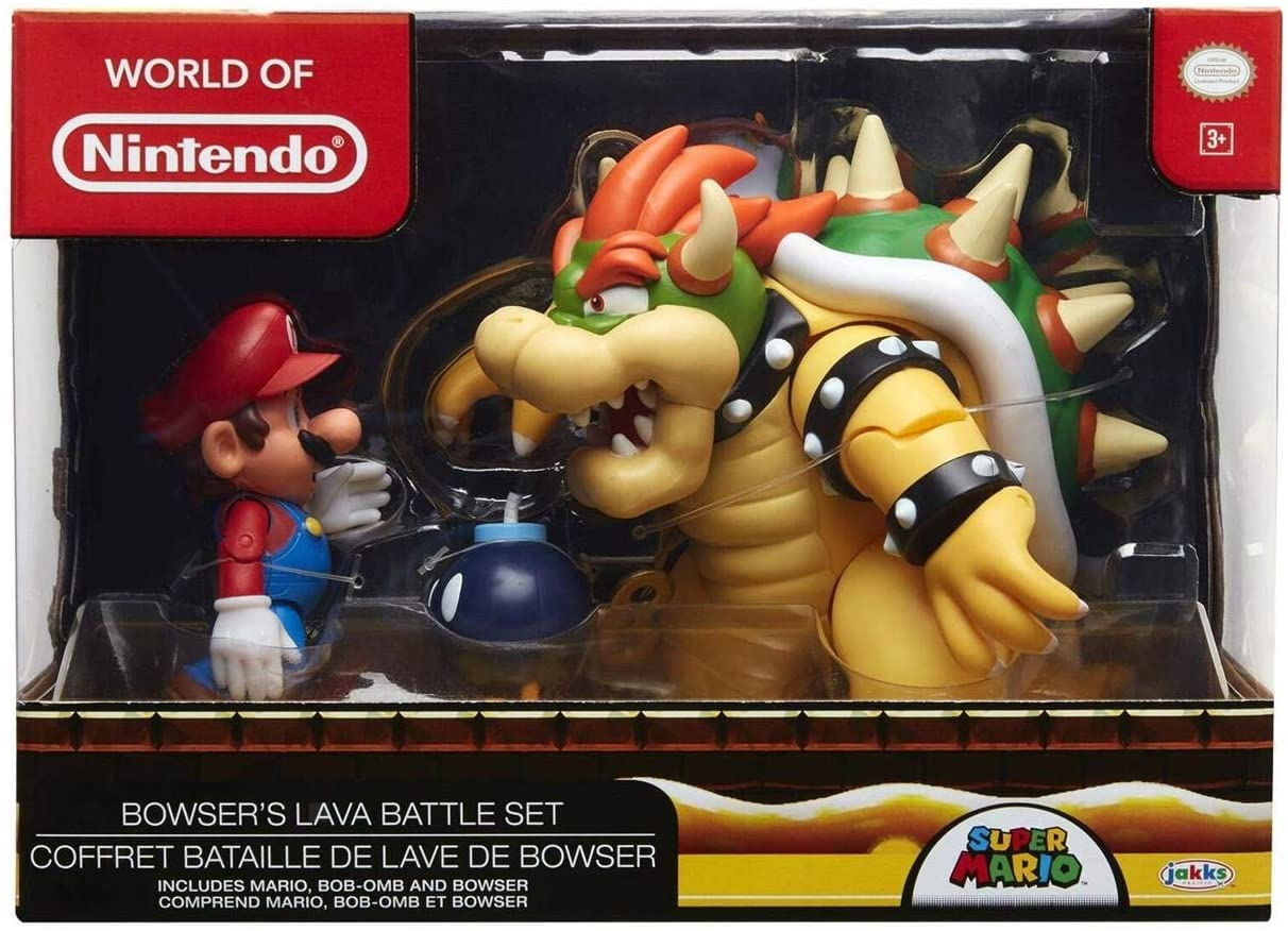 Nintendo Super Mario, Bowser ,bob - Omb , Figura ( 3 Pack )