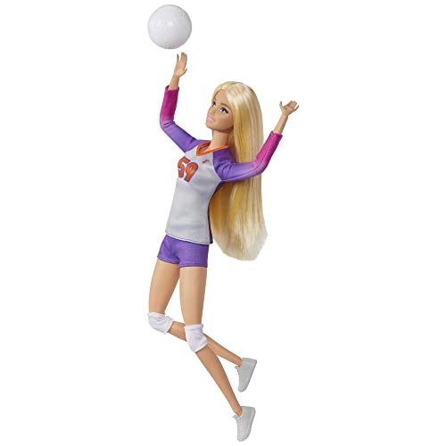 Boneca Barbie &amp;acessórios, Feito Para Mover A Carreira Voleibol