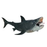 Figura De Tubarão Pintada Modelo Megalodonte Animal Para Cedo