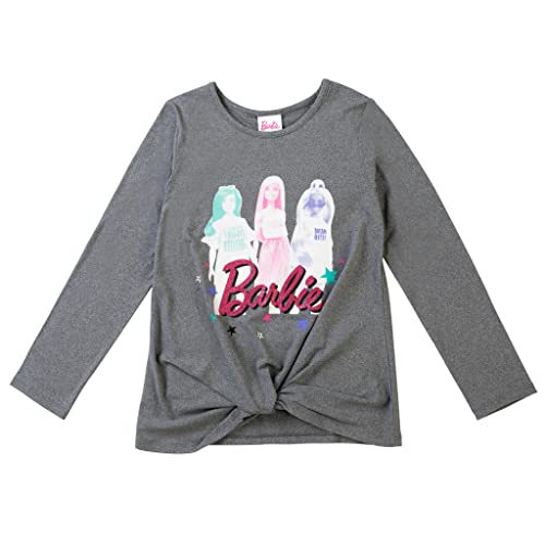 Barbie Little Girls Knotted T-shirt Gráfica De Manga Comprida &amp;