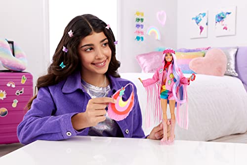 Barbie Extra Fly Doll Com Roupas De Viagem Com Tema Do Deserto &amp;