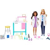 Barbie Science Lab Playset Com 2 Bonecas, Bancada De Laboratório E 10+