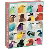 Galison Avian Friends 1000 Peça Quebra-cabeça, Multicolor, 1 Ea